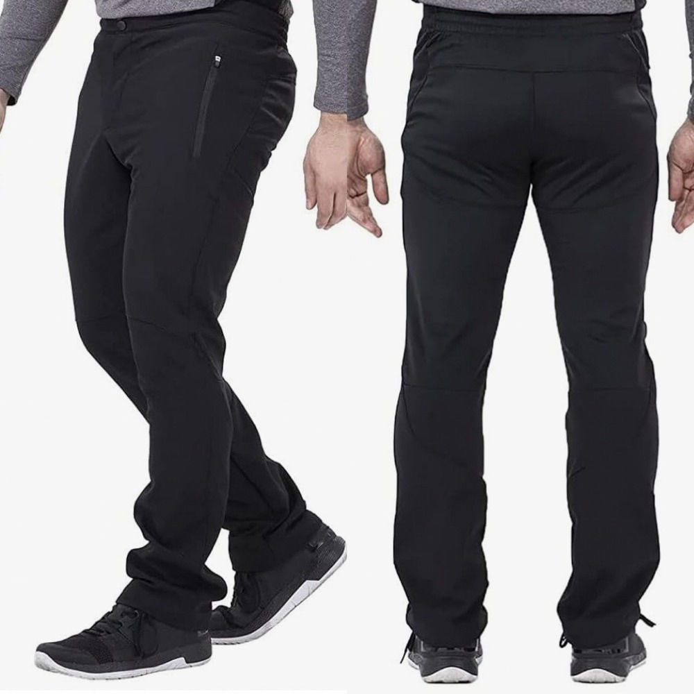 SWIX Corvara Softshell Ski‎ Pants Black Mens Size Large Cross Country Outdoors